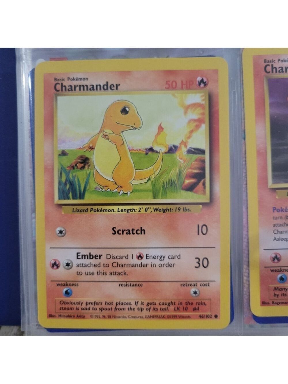 Pokemon Charmander Card